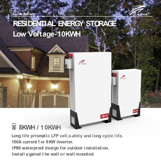 कम वोल्टेज 60-280AH लिथियम बैटरी 48v 200ah सौर और हाइब्रिड सिस्टम होम एनर्जी स्टोरेज के लिए 6