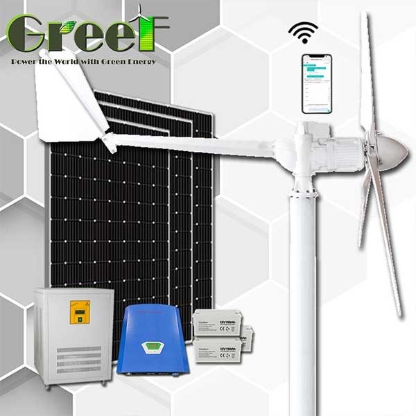 घर के लिए ऑफ ग्रिड एनर्जी विंड टर्बाइन जेनरेटर विंड मिल फैन पर 10KW