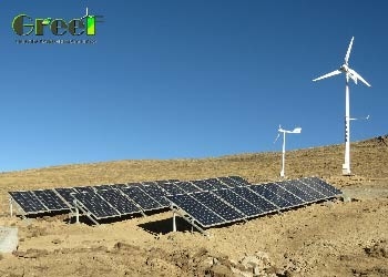 घरेलू जनरेटर 5kw 10kw के लिए सौर पैनल पवन टरबाइन ऑफ-ग्रिड/हाइब्रिड