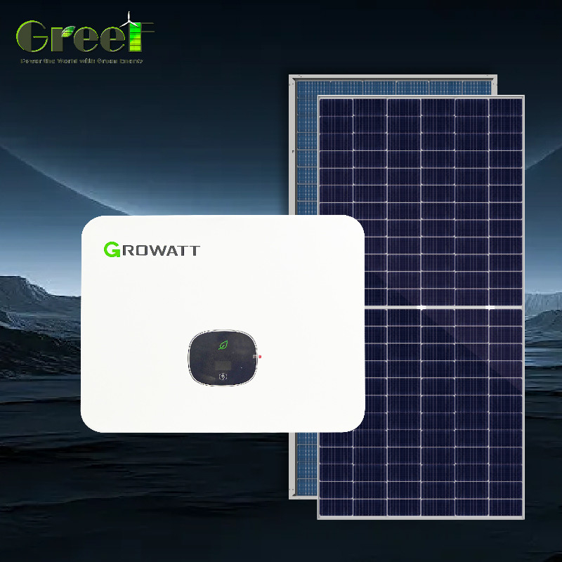 स्मार्ट ग्रिड टाई सोलर सिस्टम 1kW-100kW क्षमता नेट मीटरिंग और सिस्टम मॉनिटरिंग के साथ