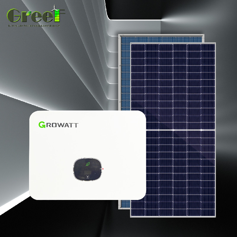 स्मार्ट ग्रिड टाई सोलर सिस्टम 1kW-100kW क्षमता नेट मीटरिंग और सिस्टम मॉनिटरिंग के साथ
