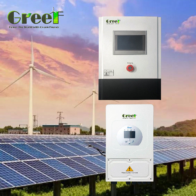 एपीपी द्वारा एलसीडी टच स्क्रीन और रिमोट मॉनिटर के साथ पेशेवर 5kw से 100kw ग्रिड-टाईड विंड कंट्रोलर