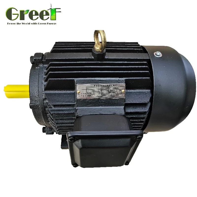 50 हर्ट्ज स्थायी चुंबक 3 चरण एसी सिंक्रोनस मोटर 750W-5MW रेटेड पावर के साथ