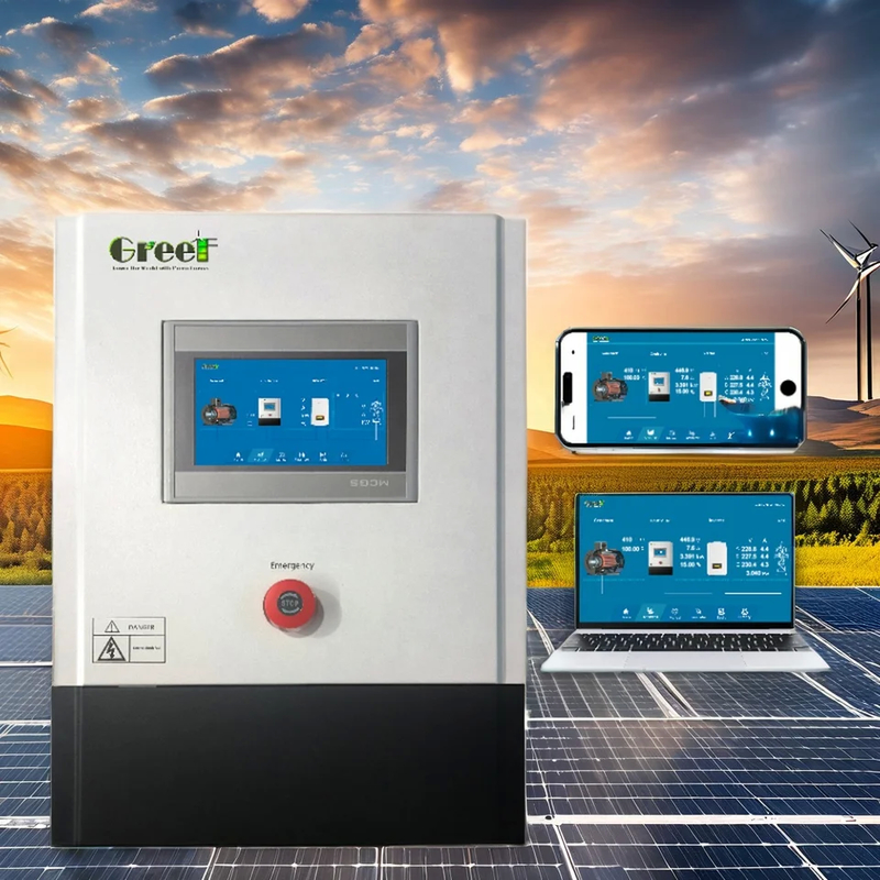 उन्नत 5kw 750VDC थ्री फेज ग्रिड लिंक्ड विंड टरबाइन कंट्रोलर पावर जनरेशन कम्युनिकेशन इंटरफेस ग्राउंड फॉल्ट