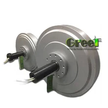 12-450V कोरलेस स्थायी चुंबक जनरेटर एल्यूमीनियम मिश्र धातु 100-500RPM गति