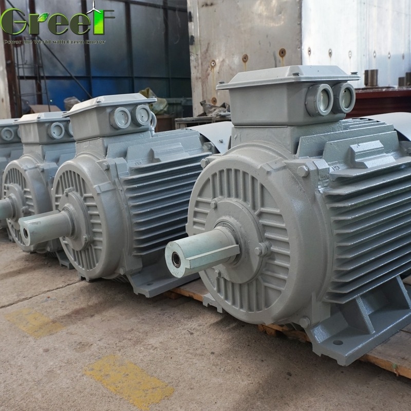 10kW स्थायी चुंबक जनरेटर अनुकूलित रेटेड वोल्टेज 20rpm-3000rpm रेटेड रोटेट होम उपयोग के लिए पवन टरबाइन पानी टरबाइन