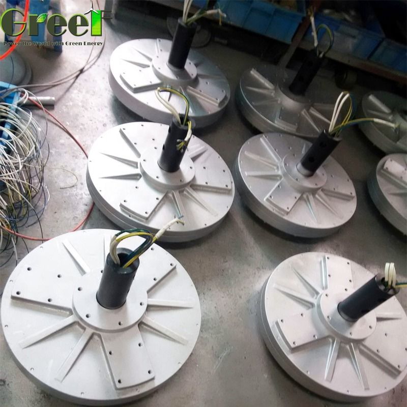 3 चरण कोरलेस स्थायी चुंबक जनरेटर 0.1kw-20kw IP54