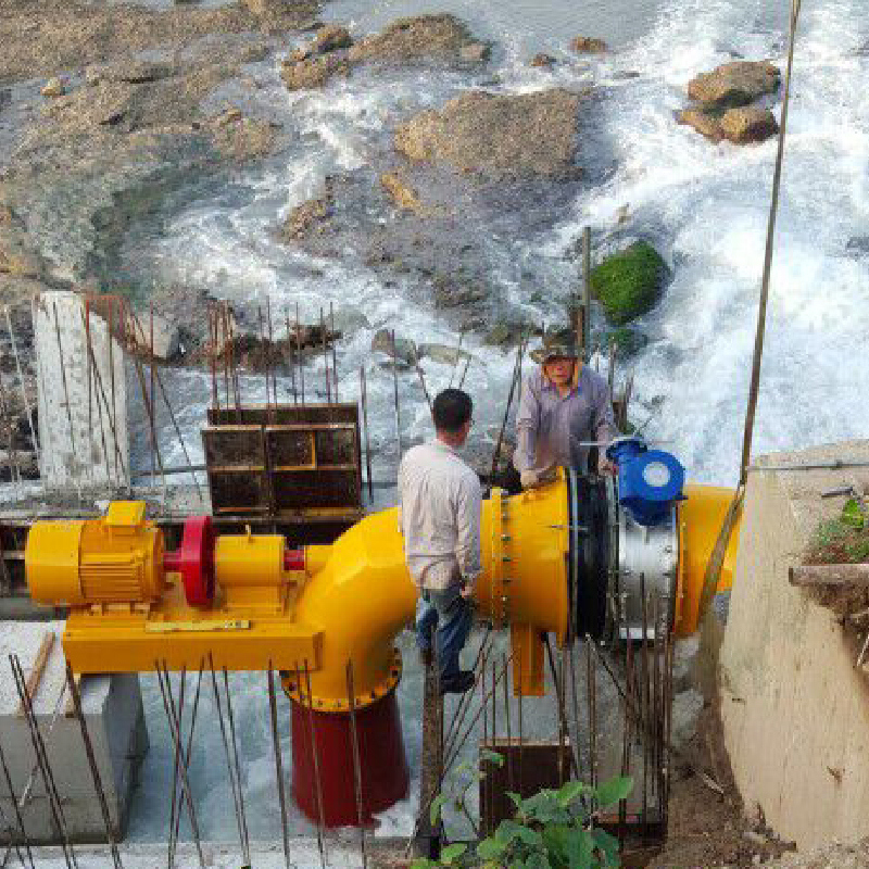 NdFeB चुंबक और रखरखाव मुक्त हाइड्रो PMG संचालन के साथ कम गति स्थायी चुंबक जनरेटर