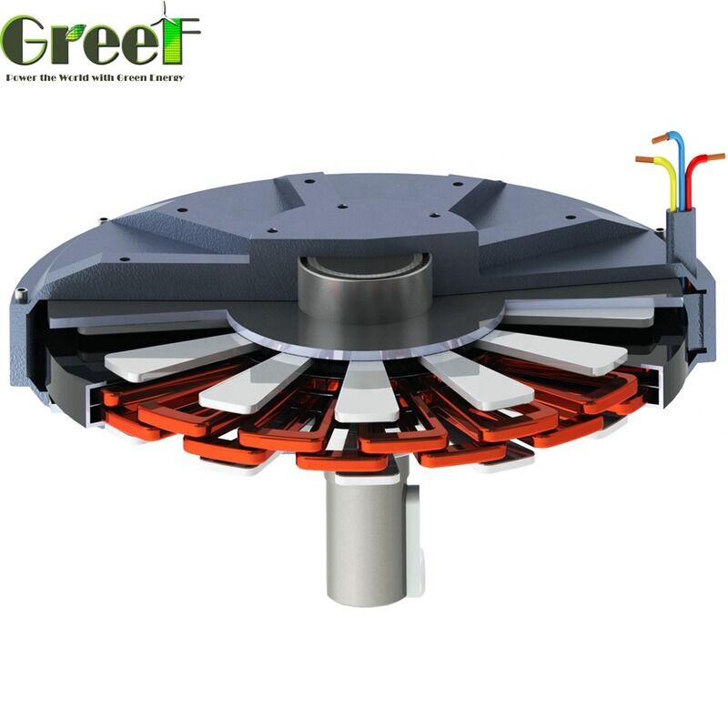 Permanent Magnet Motor Type Magnet Motor Generator Offering Efficiency Exceeding 95 Percent Designed for and Energy Conversion