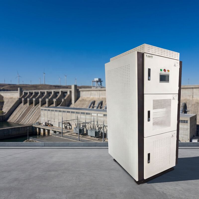 डीसी-डीसी बैक बूस्ट टोपोलॉजी विंड हाइब्रिड कंट्रोलर 450 वी एसी आउटपुट वोल्टेज और विंड एनर्जी हार्वेस्टिंग के लिए एलसीडी टच स्क्रीन के साथ