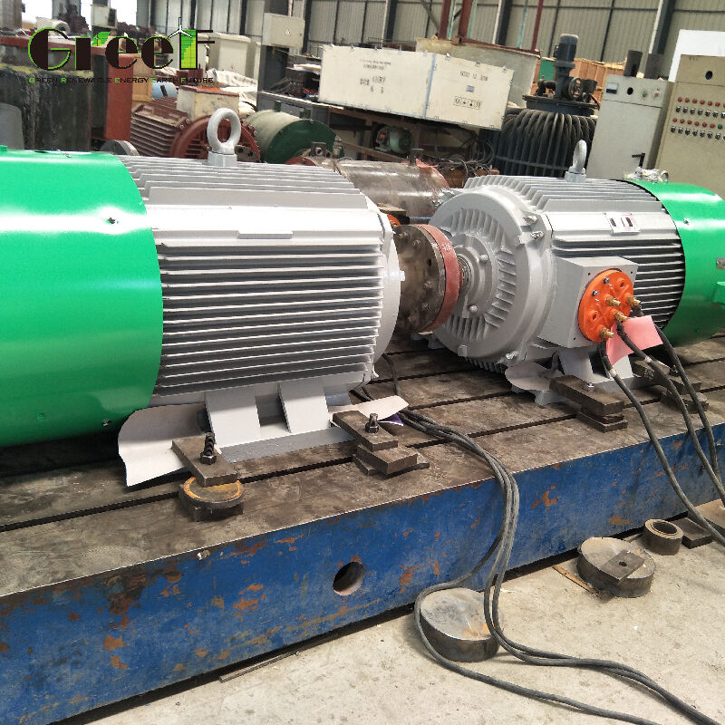 स्थिर उत्पादन के लिए पंखे ठंडा और 500W-5000kW बिजली रेंज के साथ कास्ट आयरन स्थायी चुंबक जनरेटर