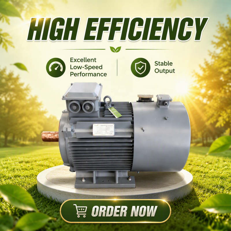 नवीकरणीय ऊर्जा के लिए दुर्लभ पृथ्वी चुंबकों के साथ आईपी 54 20KW स्थायी चुंबक जनरेटर