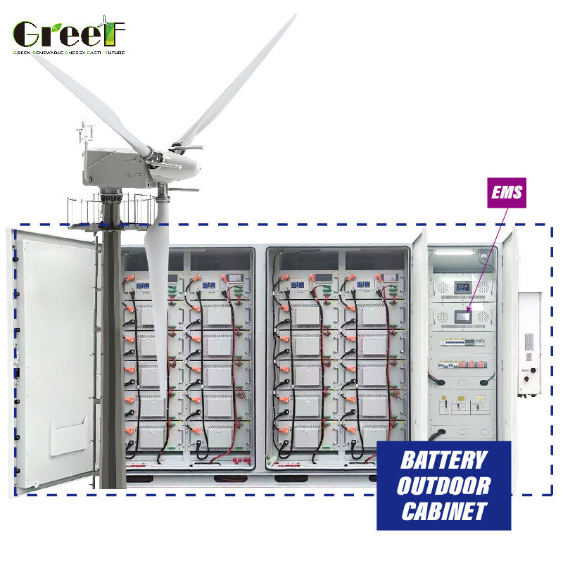 100 से 3000kW क्षमता, LiFePO4 लिथियम बैटरी, और औद्योगिक उपयोग के लिए हाइब्रिड मोड के साथ हाइब्रिड सौर प्रणाली और पवन सौर हाइब्रिड प्रणाली