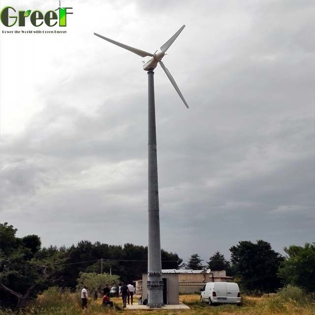 सिस्टम के लिए 20kw पोर्टेबल आसान इंस्टॉलेशन ऑफ ग्रिड पिच कंट्रोल विंड टर्बाइन