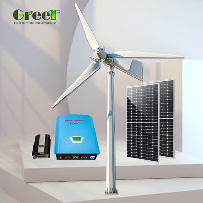 दक्षता मोनोक्रिस्टलीय सिलिकॉन सौर प्रणाली ग्राउंड माउंटिंग 48-240V 5kW-100kW कार्यभार