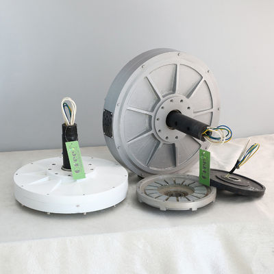 कोरलेस अक्षीय फ्लक्स स्थायी चुंबक जनरेटर 3 चरण बिजली उत्पादन 3 साल की वारंटी के साथ